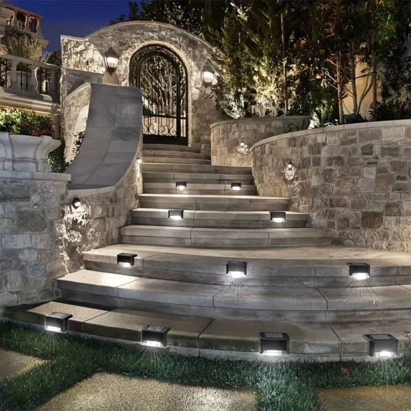 Kit de Luces X4 con Sensor Panel Solar