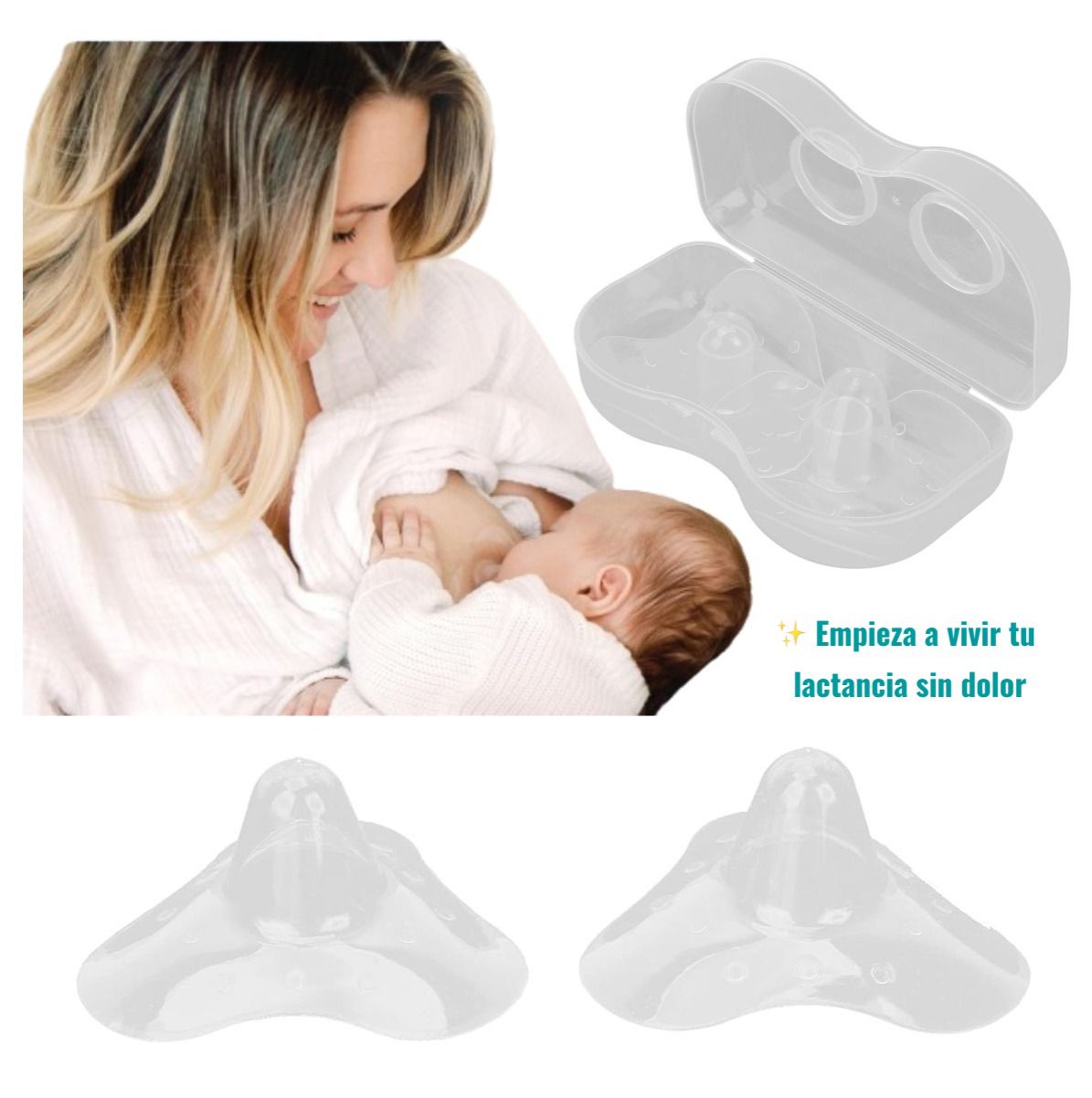 Protector de pezón + estuche esterilizador