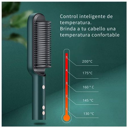 Cepillo Alisador de iones 2 en 1