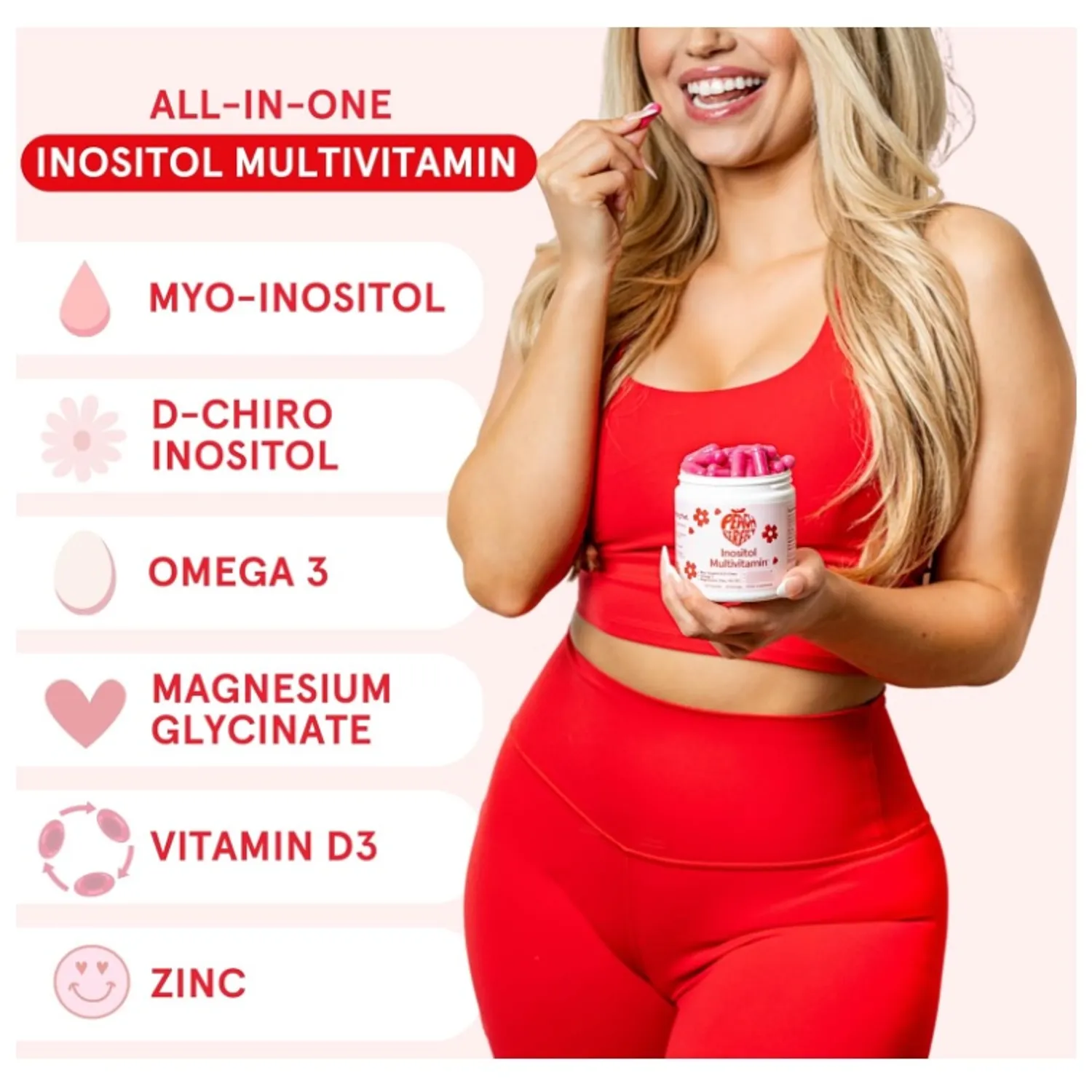 Inositol Multivitamin Peach Perfect