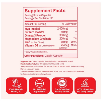 Inositol Multivitamin Peach Perfect