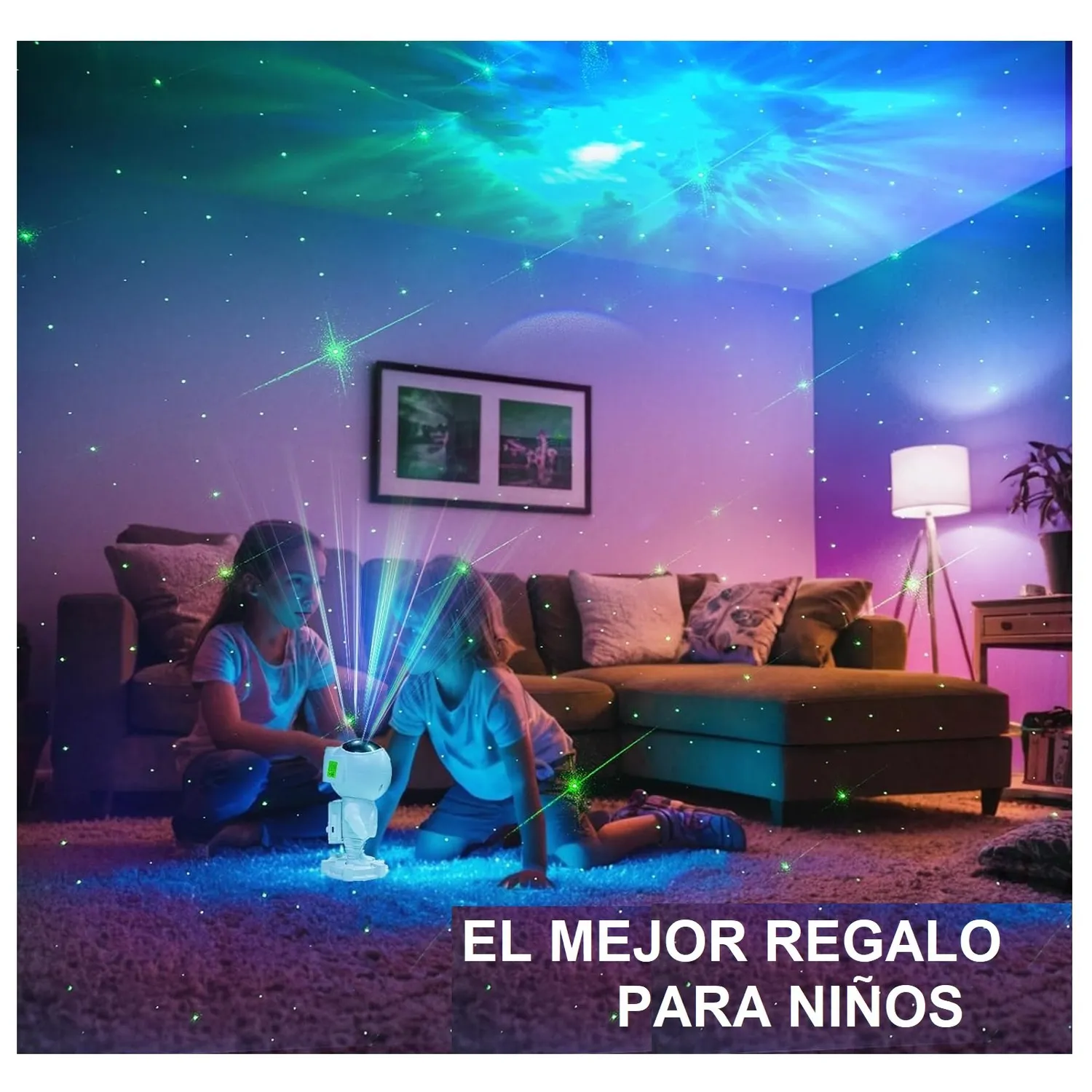 Proyector Astronauta + Parlante Bluetooth